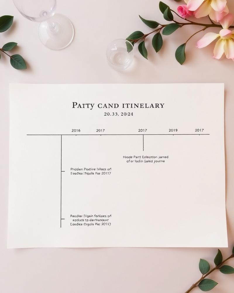 Itinerary template preview